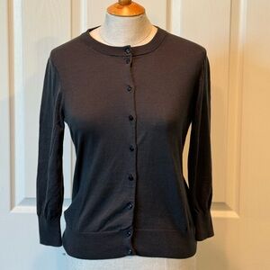 J Crew Clare 100% Cotton Cardigan Jumper GUC Women’s M